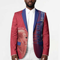 Custom Afro-Haiti Football Blazer 2026 Grenadye Alaso Red Version - Wonder Print Shop