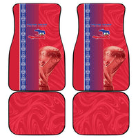 Custom Afro-Haiti Football Car Mats 2026 Grenadye Alaso Red Version - Wonder Print Shop