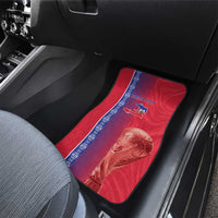 Custom Afro-Haiti Football Car Mats 2026 Grenadye Alaso Red Version - Wonder Print Shop