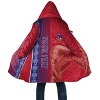 Custom Afro-Haiti Football Cloak 2026 Grenadye Alaso Red Version - Wonder Print Shop