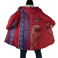 Custom Afro-Haiti Football Cloak 2026 Grenadye Alaso Red Version - Wonder Print Shop