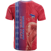 Custom Afro-Haiti Football T shirt 2026 Grenadye Alaso Red Version LT14