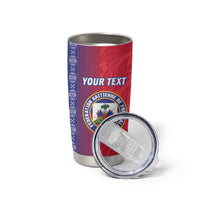 Custom Afro-Haiti Football Tumbler Cup 2026 Grenadye Alaso Red Version - Wonder Print Shop