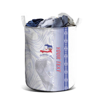 Custom Afro-Haiti Football Laundry Basket 2026 Grenadye Alaso White Version - Wonder Print Shop