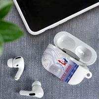 Custom Afro-Haiti Football AirPods Case 2026 Grenadye Alaso White Version - Wonder Print Shop