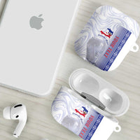 Custom Afro-Haiti Football AirPods Case 2026 Grenadye Alaso White Version - Wonder Print Shop