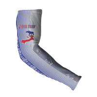 Custom Afro-Haiti Football Arm Sleeves 2026 Grenadye Alaso White Version - Wonder Print Shop