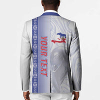Custom Afro-Haiti Football Blazer 2026 Grenadye Alaso White Version - Wonder Print Shop