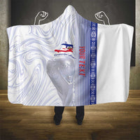 Custom Afro-Haiti Football Hooded Blanket 2026 Grenadye Alaso White Version - Wonder Print Shop
