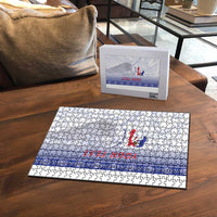 Custom Afro-Haiti Football Puzzle 2026 Grenadye Alaso White Version - Wonder Print Shop
