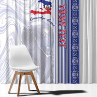 Custom Afro-Haiti Football Window Curtain 2026 Grenadye Alaso White Version - Wonder Print Shop