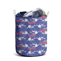 Afro-Haitians Laundry Basket Ayiti Map and Rose Kayenn Tropical Style - Wonder Print Shop