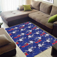 Afro-Haitians Area Rug Ayiti Map and Rose Kayenn Tropical Style - Wonder Print Shop