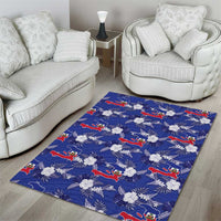 Afro-Haitians Area Rug Ayiti Map and Rose Kayenn Tropical Style - Wonder Print Shop