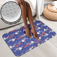 Afro-Haitians Bathroom Set Ayiti Map and Rose Kayenn Tropical Style - Wonder Print Shop