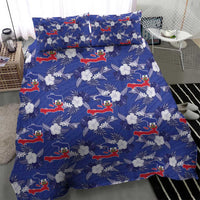 Afro-Haitians Bedding Set Ayiti Map and Rose Kayenn Tropical Style - Wonder Print Shop