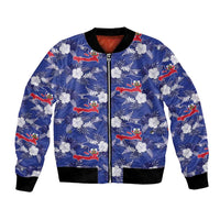 Afro-Haitians Bomber Jacket Ayiti Map and Rose Kayenn Tropical Style - Wonder Print Shop