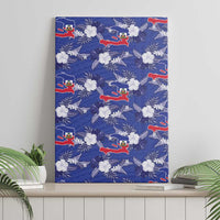 Afro-Haitians Canvas Wall Art Ayiti Map and Rose Kayenn Tropical Style - Wonder Print Shop