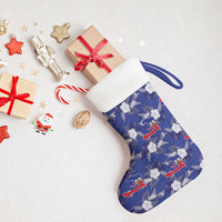 Afro-Haitians Christmas Stocking Ayiti Map and Rose Kayenn Tropical Style - Wonder Print Shop