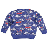 Afro-Haitians Kid Ugly Christmas Sweater Ayiti Map and Rose Kayenn Tropical Style - Wonder Print Shop
