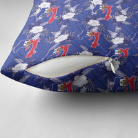 Afro-Haitians Pillow Cover Ayiti Map and Rose Kayenn Tropical Style - Wonder Print Shop