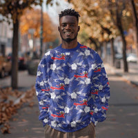 Afro-Haitians Sweatshirt Ayiti Map and Rose Kayenn Tropical Style - Wonder Print Shop