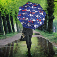 Afro-Haitians Umbrella Ayiti Map and Rose Kayenn Tropical Style - Wonder Print Shop