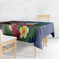 Personalised United States And Guam Tablecloth USA Eagle With Guahan Seal Tropical Vibes - Wonder Print Shop