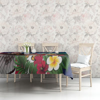 Personalised United States And Guam Tablecloth USA Eagle With Guahan Seal Tropical Vibes - Wonder Print Shop