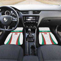 Custom Bulgaria Football Car Mats Bulgarian Pattern Sporty Style