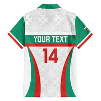 Custom Bulgaria Football Hawaiian Shirt Bulgarian Pattern Sporty Style