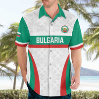 Custom Bulgaria Football Hawaiian Shirt Bulgarian Pattern Sporty Style