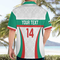 Custom Bulgaria Football Hawaiian Shirt Bulgarian Pattern Sporty Style