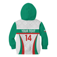 Custom Bulgaria Football Kid Hoodie Bulgarian Pattern Sporty Style
