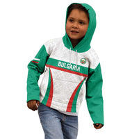Custom Bulgaria Football Kid Hoodie Bulgarian Pattern Sporty Style
