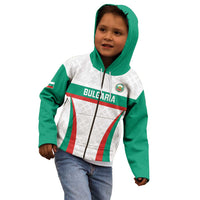 Custom Bulgaria Football Kid Hoodie Bulgarian Pattern Sporty Style