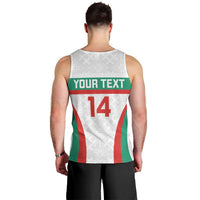 Custom Bulgaria Football Men Tank Top Bulgarian Pattern Sporty Style