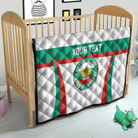 Custom Bulgaria Football Quilt Bulgarian Pattern Sporty Style