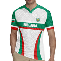 Custom Bulgaria Football Rugby Jersey Bulgarian Pattern Sporty Style