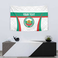 Custom Bulgaria Football Tapestry Bulgarian Pattern Sporty Style