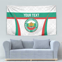 Custom Bulgaria Football Tapestry Bulgarian Pattern Sporty Style