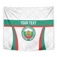 Custom Bulgaria Football Tapestry Bulgarian Pattern Sporty Style