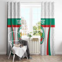 Custom Bulgaria Football Window Curtain Bulgarian Pattern Sporty Style