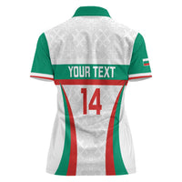 Custom Bulgaria Football Women Polo Shirt Bulgarian Pattern Sporty Style