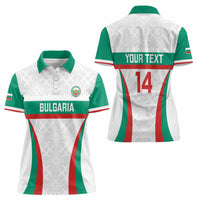 Custom Bulgaria Football Women Polo Shirt Bulgarian Pattern Sporty Style
