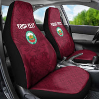 Custom Bulgaria Football Car Seat Cover Go Lavovete Bulgarian Pattern