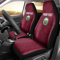 Custom Bulgaria Football Car Seat Cover Go Lavovete Bulgarian Pattern
