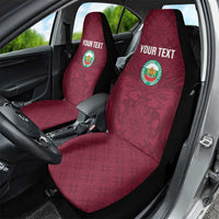 Custom Bulgaria Football Car Seat Cover Go Lavovete Bulgarian Pattern