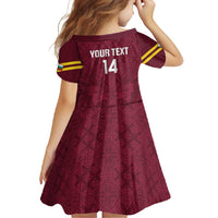 Custom Bulgaria Football Family Matching Long Sleeve Bodycon Dress and Hawaiian Shirt Go Lavovete Bulgarian Pattern
