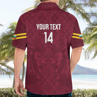 Custom Bulgaria Football Hawaiian Shirt Go Lavovete Bulgarian Pattern